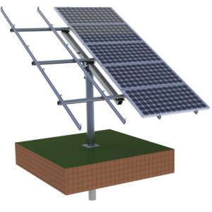 Adjustable Solar Rack Single Pole Mount